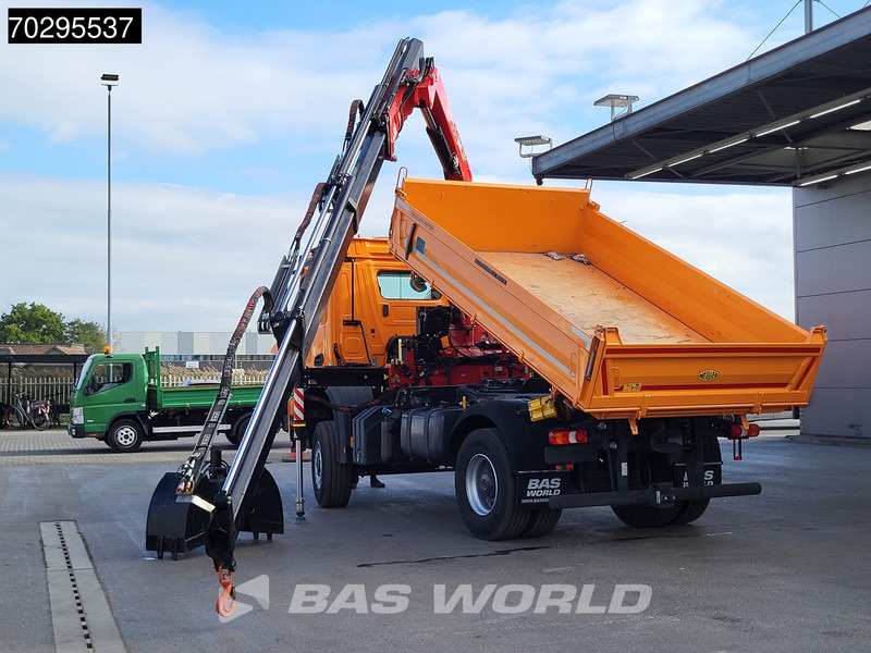 Mercedes-Benz Arocs 1835 4X4 4x4 Fassi F135AC.0.24 Crane Kran Meiller 3-Way Tipper Big-Axle - Camión volquete, Camión grúa: foto 2 Mercedes-Benz Arocs 1835 4X4 4x4 Fassi F135AC.0.24 Crane Kran Meiller 3-Way Tipper Big-Axle - Camión volquete, Camión grúa: foto 2