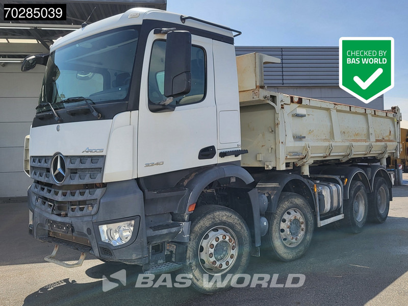 Mercedes-Benz Arocs 3240 8X4 12m3 2-side Tipper SteelSuspension Automatic Big-Axle Euro 6 - Camión volquete: foto 1 Mercedes-Benz Arocs 3240 8X4 12m3 2-side Tipper SteelSuspension Automatic Big-Axle Euro 6 - Camión volquete: foto 1