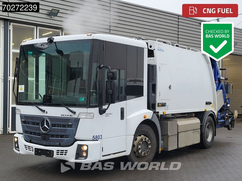 Mercedes-Benz Econic 1830 4X2 CNG! Engine 13m3 NTM KGLS-HL Big-Axle Euro 6 - Camión de basura: foto 1 Mercedes-Benz Econic 1830 4X2 CNG! Engine 13m3 NTM KGLS-HL Big-Axle Euro 6 - Camión de basura: foto 1