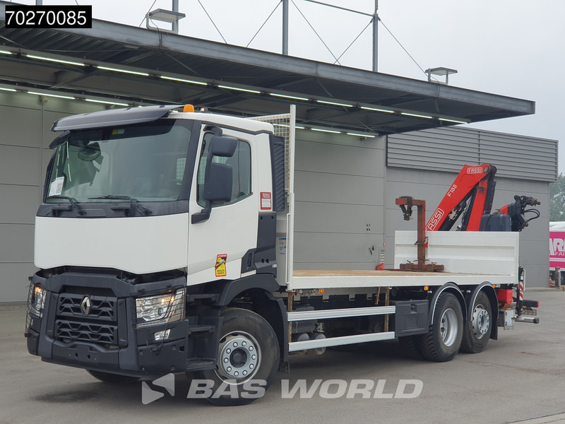 Renault C 380 6X2 Fassi F155A.0.23 E-ACTIVE Remote Control Euro 6 - Camión caja abierta, Camión grúa: foto 2 Renault C 380 6X2 Fassi F155A.0.23 E-ACTIVE Remote Control Euro 6 - Camión caja abierta, Camión grúa: foto 2