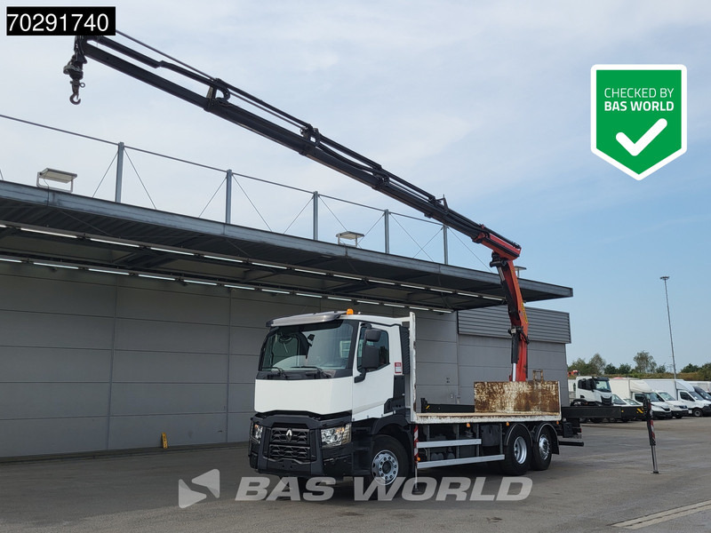 Renault C 380 6X2 Palfinger PK 22002 EH Crane Optibrake Euro 6 - Camión caja abierta, Camión grúa: foto 1 Renault C 380 6X2 Palfinger PK 22002 EH Crane Optibrake Euro 6 - Camión caja abierta, Camión grúa: foto 1