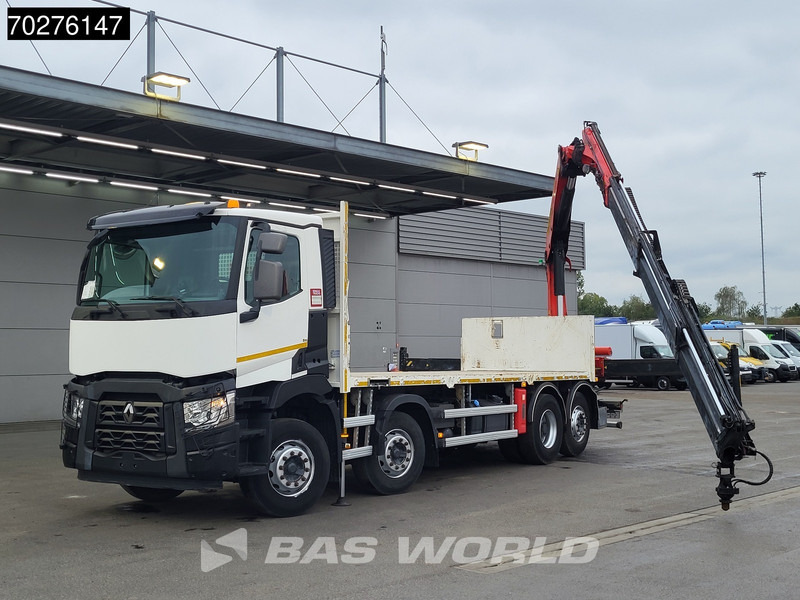 Renault C 380 8X2 Palfinger PK24001K Remote Lenkachse Euro 6 - Camión caja abierta, Camión grúa: foto 3 Renault C 380 8X2 Palfinger PK24001K Remote Lenkachse Euro 6 - Camión caja abierta, Camión grúa: foto 3