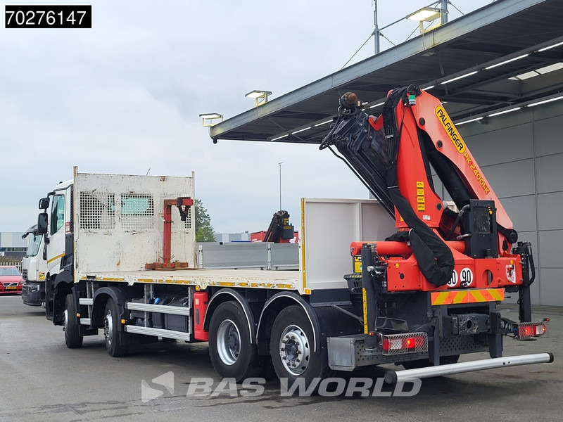 Camión caja abierta, Camión grúa Renault C 380 8X2 Palfinger PK24001K Remote Lenkachse Euro 6: foto 9