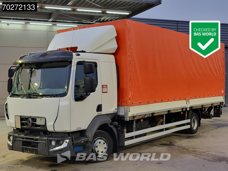 Renault D 240 4X2 12t Ladebordwand ACC Euro 6 - Camión lona: foto 1 Renault D 240 4X2 12t Ladebordwand ACC Euro 6 - Camión lona: foto 1