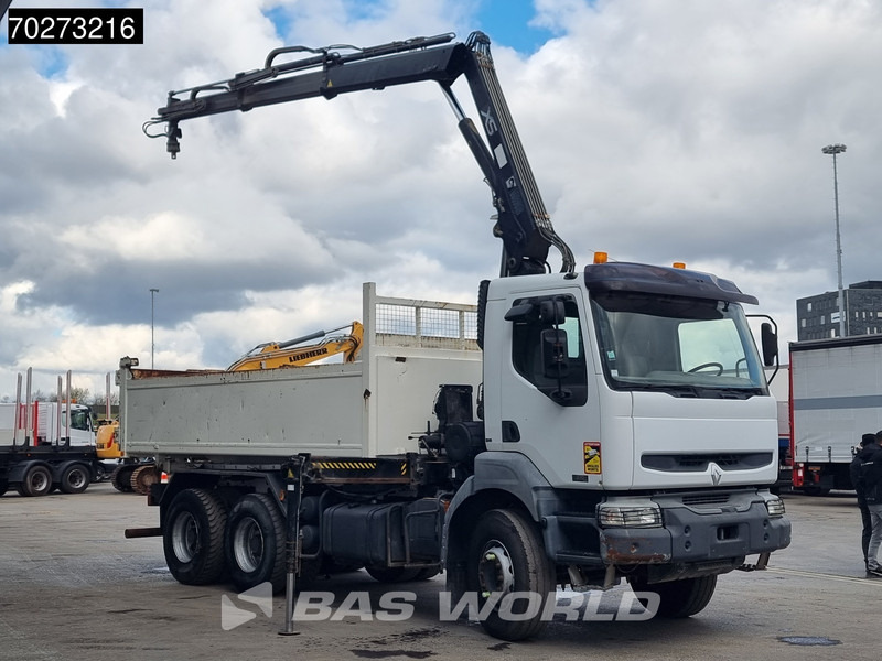 Renault Kerax 360 6X4 Hiab 144 B-2 Hiduo Kran Manual Big-Axle Steelsuspension Euro 3 - Camión volquete, Camión grúa: foto 3 Renault Kerax 360 6X4 Hiab 144 B-2 Hiduo Kran Manual Big-Axle Steelsuspension Euro 3 - Camión volquete, Camión grúa: foto 3