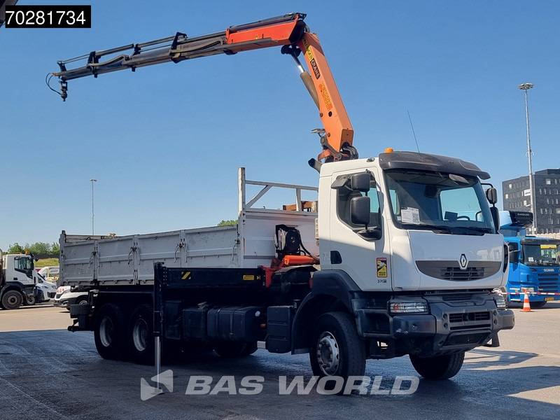 Renault Kerax 370 6X4 Palfinger PK16502 Kran Crane Big-Axle Steel suspension Euro 4 - Camión volquete, Camión grúa: foto 3 Renault Kerax 370 6X4 Palfinger PK16502 Kran Crane Big-Axle Steel suspension Euro 4 - Camión volquete, Camión grúa: foto 3