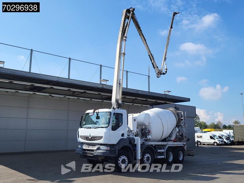 Renault Kerax 410 8X4 Mecbo PUMI 24 Mtr 7m3 mixer Automatic Euro 4 - Camión bomba de hormigón: foto 3 Renault Kerax 410 8X4 Mecbo PUMI 24 Mtr 7m3 mixer Automatic Euro 4 - Camión bomba de hormigón: foto 3