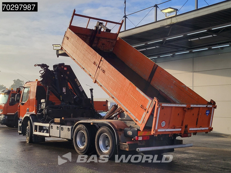 Camión volquete, Camión grúa Renault Premium 430 Lander 6X4 HIAB 211 EP-4 Crane Kran Tipper Big-Axle Euro 5: foto 9