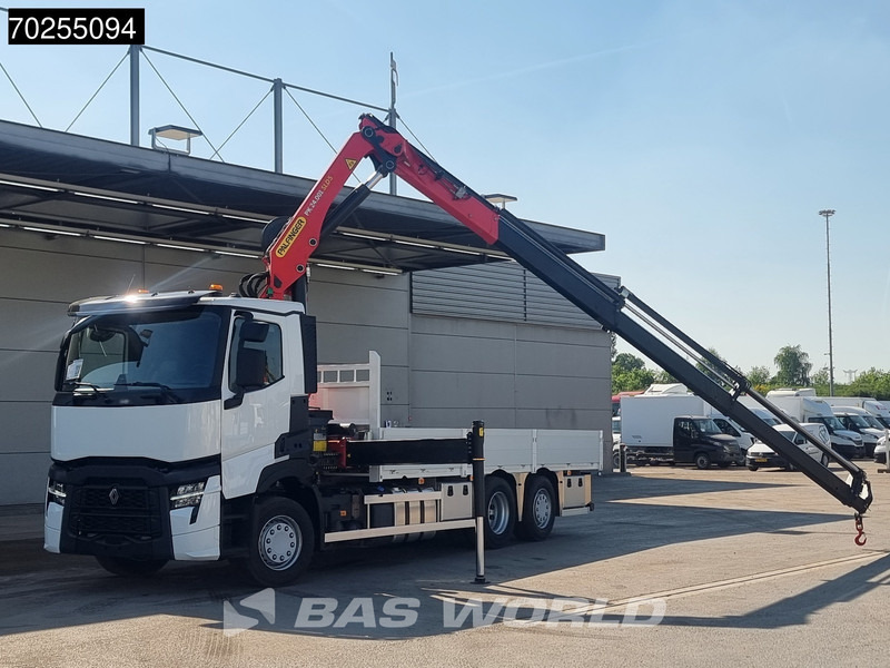 Renault T 440 6X2 2024 NL reg. possible Palfinger PK24.001 SLD Crane Lift+Lenkasche Euro 6 - Camión caja abierta, Camión grúa: foto 3 Renault T 440 6X2 2024 NL reg. possible Palfinger PK24.001 SLD Crane Lift+Lenkasche Euro 6 - Camión caja abierta, Camión grúa: foto 3