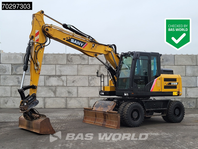 Sany SY155 W - Excavadora de ruedas: foto 1 Sany SY155 W - Excavadora de ruedas: foto 1