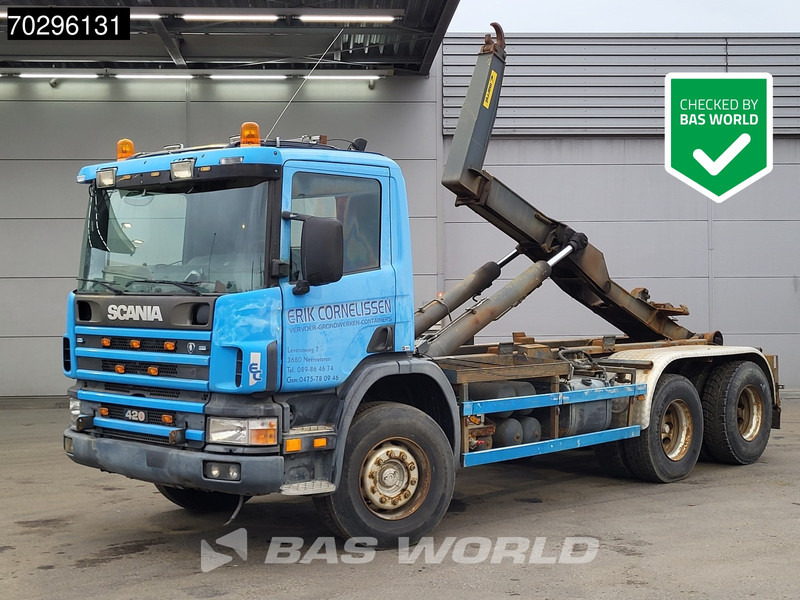 Scania 420 6X4 20tons Marrel THM 20000 Manual Retarder Steelsuspension Euro 3 - Camión multibasculante: foto 1 Scania 420 6X4 20tons Marrel THM 20000 Manual Retarder Steelsuspension Euro 3 - Camión multibasculante: foto 1