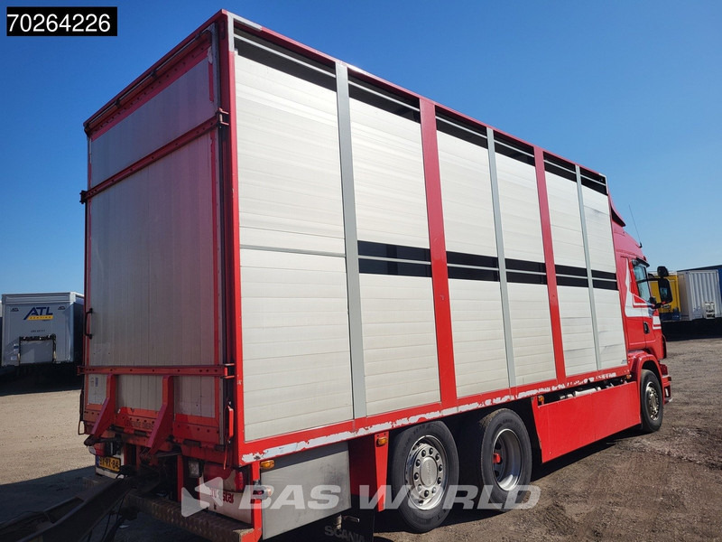 Scania G420 6X2 Van Dijk Cattle transport Liftable floor Lift-Asche Euro 5 - Camión caja cerrada: foto 3 Scania G420 6X2 Van Dijk Cattle transport Liftable floor Lift-Asche Euro 5 - Camión caja cerrada: foto 3