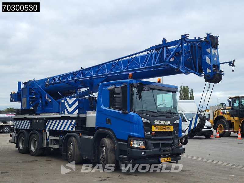 Scania P450 P 8X4 Palfinger/SANY SPC500E Telescopic Crane Retarder Navi Automatic Euro 6 - Camión grúa: foto 3 Scania P450 P 8X4 Palfinger/SANY SPC500E Telescopic Crane Retarder Navi Automatic Euro 6 - Camión grúa: foto 3