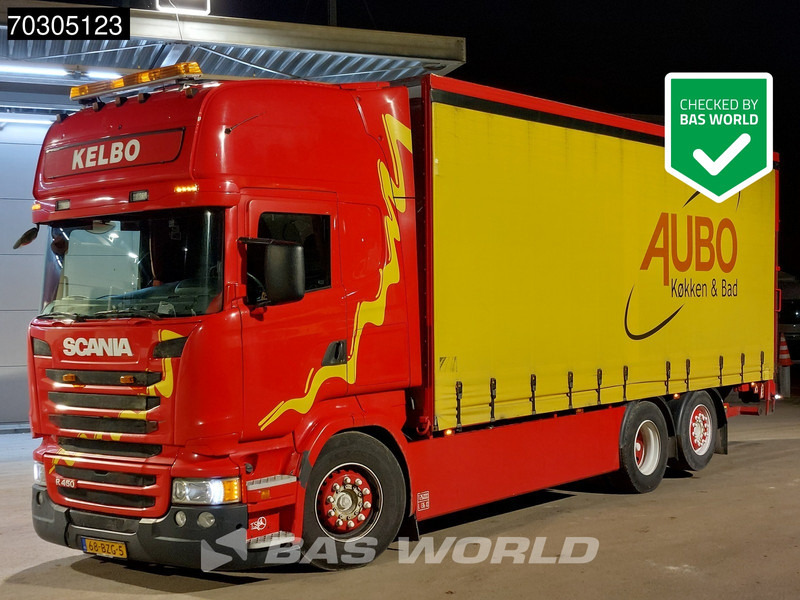 Scania R 450 R 6X2 Topliner Curtainsider 2500kg Ladebordwand Retarder Automatic Euro 6 - Camión lona: foto 1 Scania R 450 R 6X2 Topliner Curtainsider 2500kg Ladebordwand Retarder Automatic Euro 6 - Camión lona: foto 1