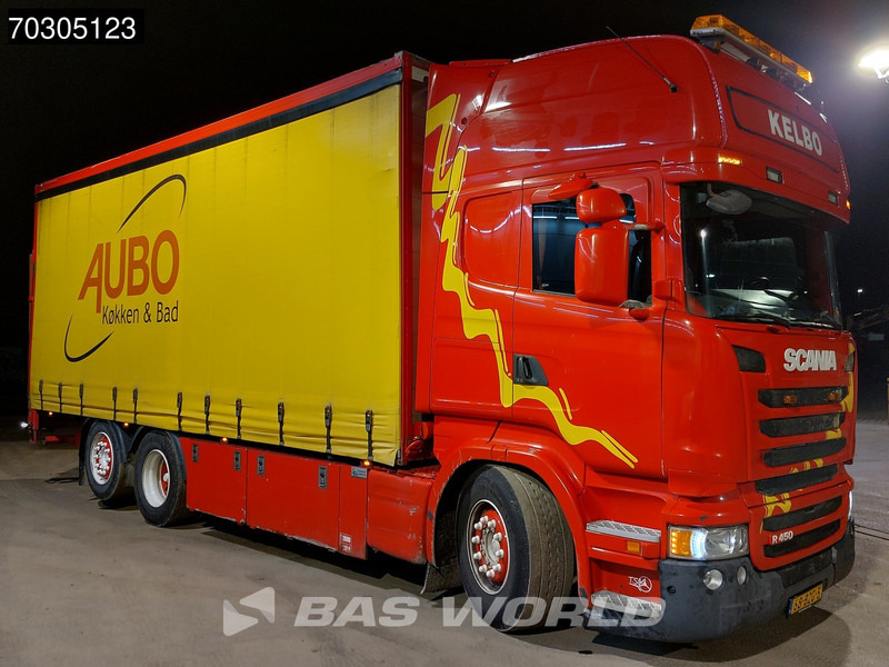 Scania R 450 R 6X2 Topliner Curtainsider 2500kg Ladebordwand Retarder Automatic Euro 6 - Camión lona: foto 3 Scania R 450 R 6X2 Topliner Curtainsider 2500kg Ladebordwand Retarder Automatic Euro 6 - Camión lona: foto 3