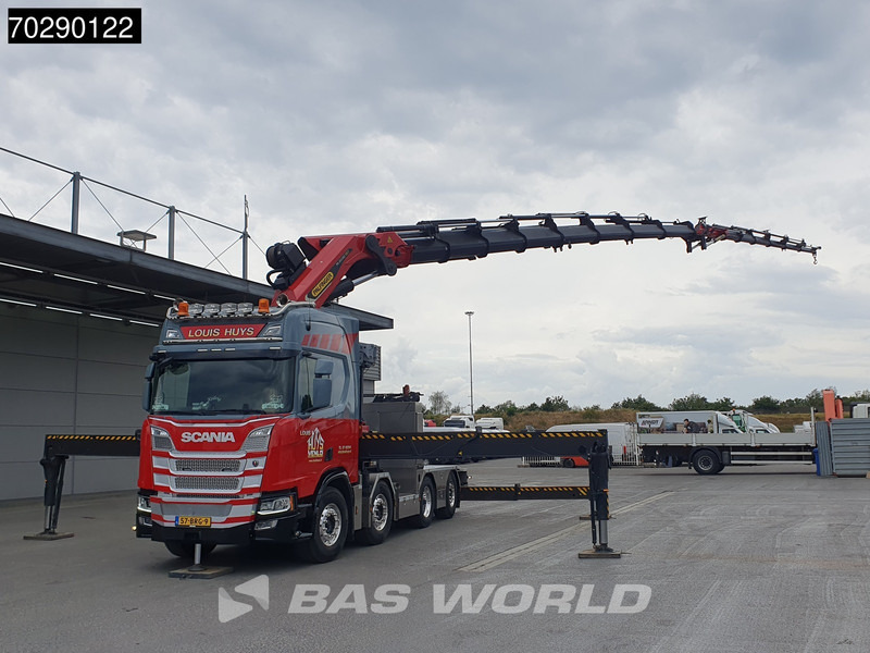 Scania R500 8X2 NL-Truck Palfinger PK165002 TEC 7 Crane Winch Fly-Jib Retarder Lift+steering - Camión caja abierta, Camión grúa: foto 5 Scania R500 8X2 NL-Truck Palfinger PK165002 TEC 7 Crane Winch Fly-Jib Retarder Lift+steering - Camión caja abierta, Camión grúa: foto 5