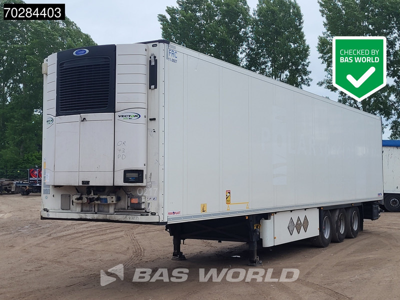 Schmitz Cargobull Carrier 1950MT 3 axles TUV 11/25 Doppelstock Doppelverdampfer Blumenbreit Palettenkasten - Semirremolque frigorífico: foto 1 Schmitz Cargobull Carrier 1950MT 3 axles TUV 11/25 Doppelstock Doppelverdampfer Blumenbreit Palettenkasten - Semirremolque frigorífico: foto 1