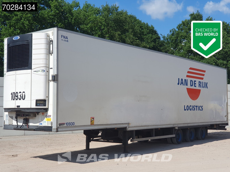 Talson Carrier Vector 1550 3 axles NL-Trailer Mega Aircargo Rollenbett Luftfracht Liftachse Blumenbreit - Semirremolque frigorífico: foto 1 Talson Carrier Vector 1550 3 axles NL-Trailer Mega Aircargo Rollenbett Luftfracht Liftachse Blumenbreit - Semirremolque frigorífico: foto 1