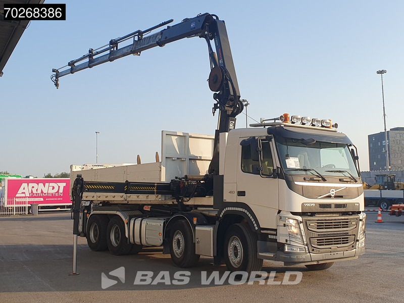 Volvo FM 410 8X4 211EP-5 HIDUO Kran Crane Steel suspension Big-Axle VEB Euro 6 - Camión multibasculante, Camión grúa: foto 3 Volvo FM 410 8X4 211EP-5 HIDUO Kran Crane Steel suspension Big-Axle VEB Euro 6 - Camión multibasculante, Camión grúa: foto 3