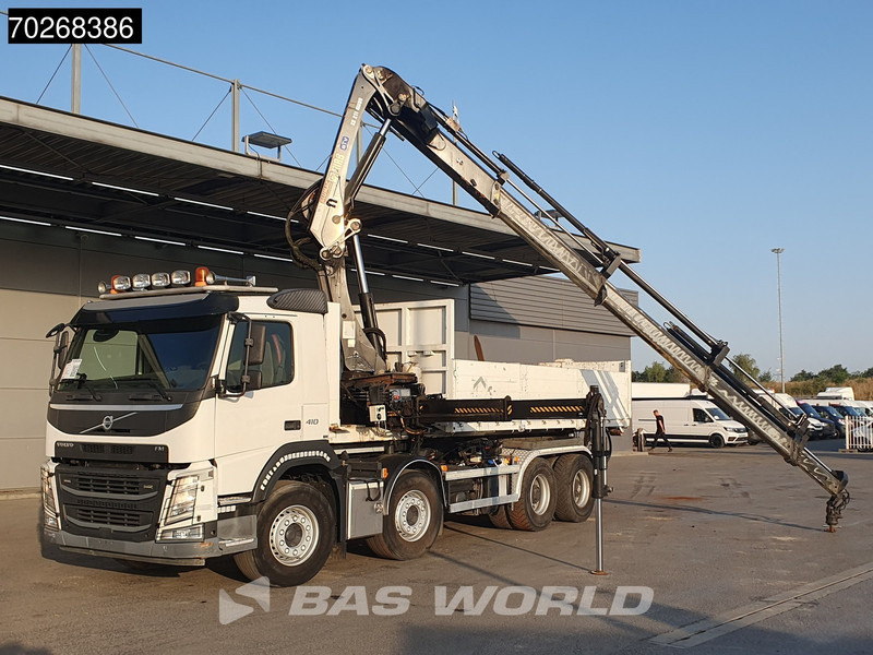 Volvo FM 410 8X4 211EP-5 HIDUO Kran Crane Steel suspension Big-Axle VEB Euro 6 - Camión multibasculante, Camión grúa: foto 5 Volvo FM 410 8X4 211EP-5 HIDUO Kran Crane Steel suspension Big-Axle VEB Euro 6 - Camión multibasculante, Camión grúa: foto 5