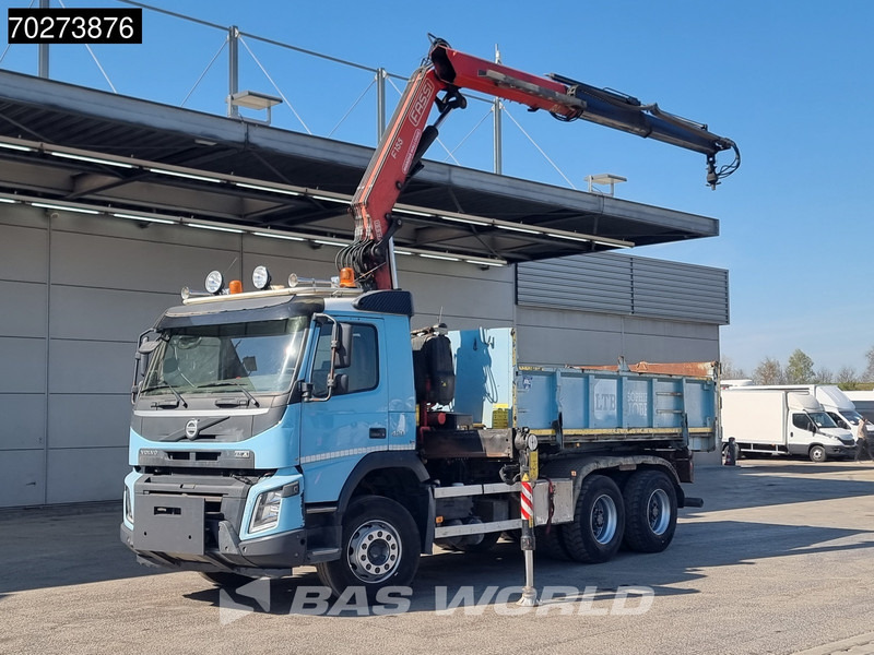 Volvo FMX 420 6X4 Fassi F155A.2.22 Crane 9m3 Big-Axle Automatic Euro 5 - Camión volquete, Camión grúa: foto 1 Volvo FMX 420 6X4 Fassi F155A.2.22 Crane 9m3 Big-Axle Automatic Euro 5 - Camión volquete, Camión grúa: foto 1