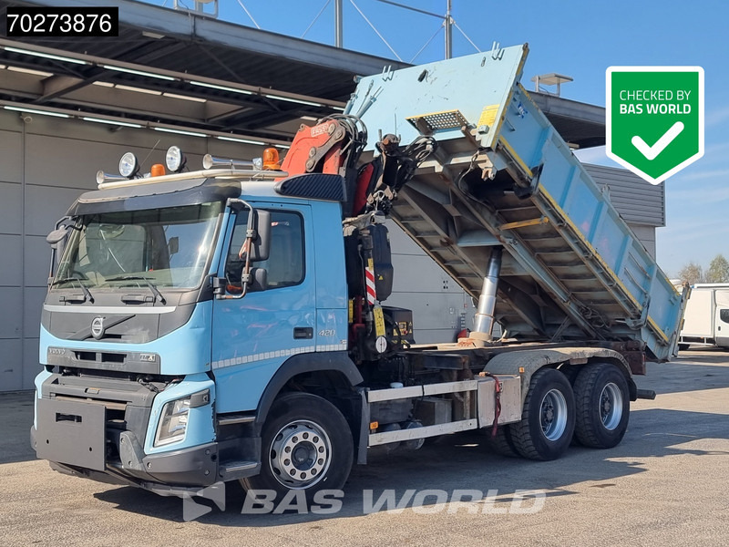 Volvo FMX 420 6X4 Fassi F155A.2.22 Crane 9m3 Big-Axle Automatic Euro 5 - Camión volquete, Camión grúa: foto 5 Volvo FMX 420 6X4 Fassi F155A.2.22 Crane 9m3 Big-Axle Automatic Euro 5 - Camión volquete, Camión grúa: foto 5