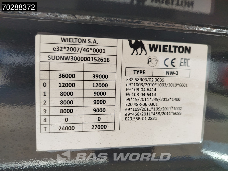 Semirremolque volquete Wielton NW-3 NEW Liftachse 57m3 ALU: foto 17