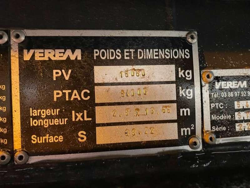 Semirremolque góndola rebajadas Verem 3 ESSIEUX: foto 13