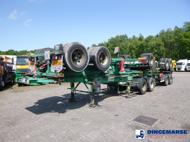 ASCA Stack 4 x container trailer + dolly 20-30-40-45 ft - Camión portacontenedore/ Intercambiable: foto 1 ASCA Stack 4 x container trailer + dolly 20-30-40-45 ft - Camión portacontenedore/ Intercambiable: foto 1