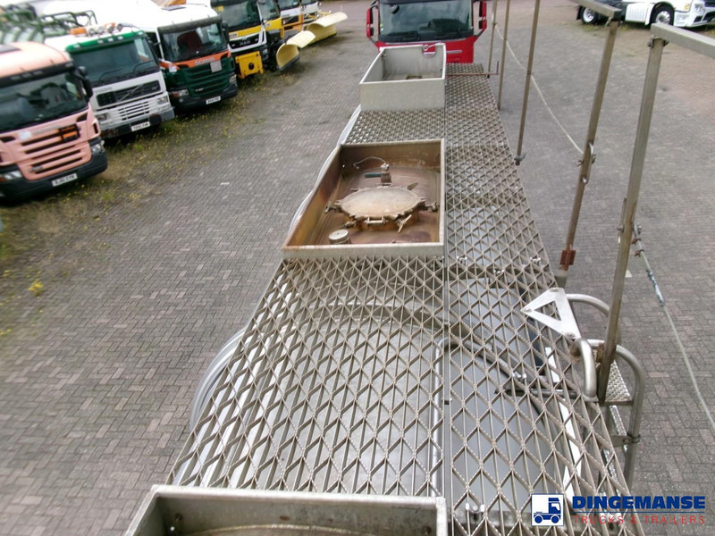 Semirremolque cisterna Crane Fruehauf Chemical tank inox 22.5 m3 / 1 comp: foto 12