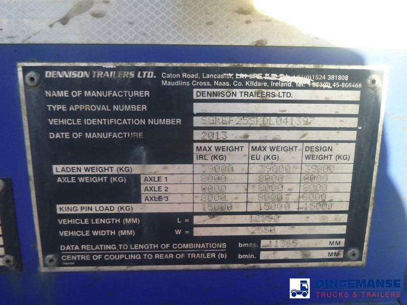 Semirremolque portacontenedore/ Intercambiable Dennison 3-axle container trailer 20-30-40-45 ft: foto 14 Semirremolque portacontenedore/ Intercambiable Dennison 3-axle container trailer 20-30-40-45 ft: foto 14