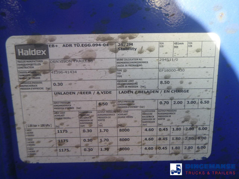 Semirremolque portacontenedore/ Intercambiable Dennison 3-axle container trailer 20-30-40-45 ft: foto 15 Semirremolque portacontenedore/ Intercambiable Dennison 3-axle container trailer 20-30-40-45 ft: foto 15