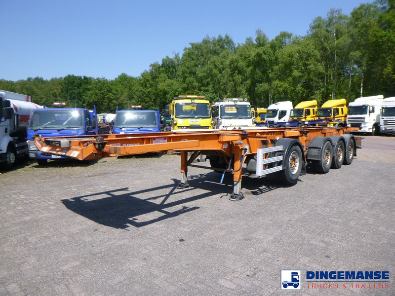 Dennison 4-axle container combi trailer (3 + 1 axles) 20-30-40-45 ft - Semirremolque portacontenedore/ Intercambiable: foto 1 Dennison 4-axle container combi trailer (3 + 1 axles) 20-30-40-45 ft - Semirremolque portacontenedore/ Intercambiable: foto 1