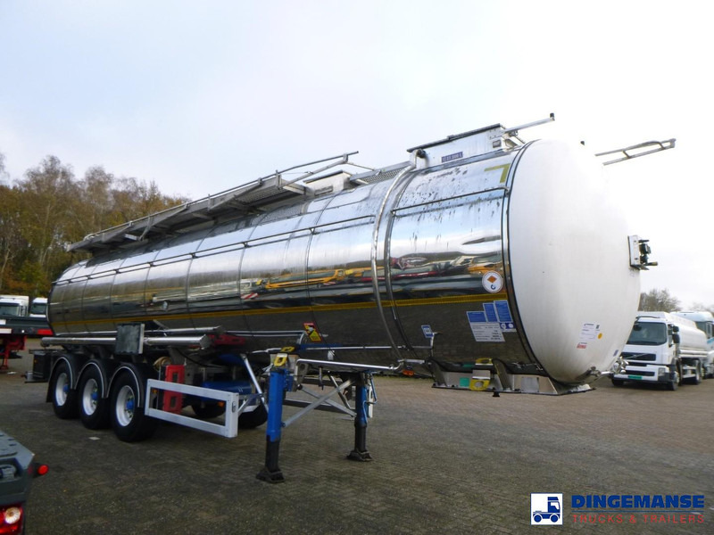 Feldbinder Chemical tank inox L4BH 37.5 m3 / 1 comp - Semirremolque cisterna: foto 2 Feldbinder Chemical tank inox L4BH 37.5 m3 / 1 comp - Semirremolque cisterna: foto 2