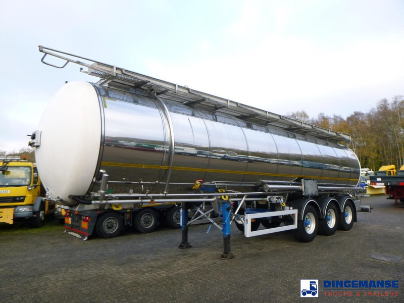 Feldbinder Chemical tank inox L4BH 37.5 m3 / 1 comp - Semirremolque cisterna: foto 1 Feldbinder Chemical tank inox L4BH 37.5 m3 / 1 comp - Semirremolque cisterna: foto 1