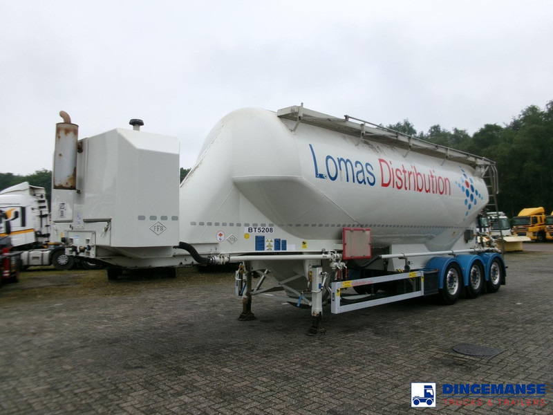 Feldbinder Powder tank alu 40 m3 / 1 comp + compressor - Semirremolque cisterna: foto 1 Feldbinder Powder tank alu 40 m3 / 1 comp + compressor - Semirremolque cisterna: foto 1