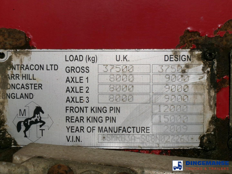 Semirremolque volquete Montracon Tipper trailer alu 50.5 m3 + tarpaulin: foto 11