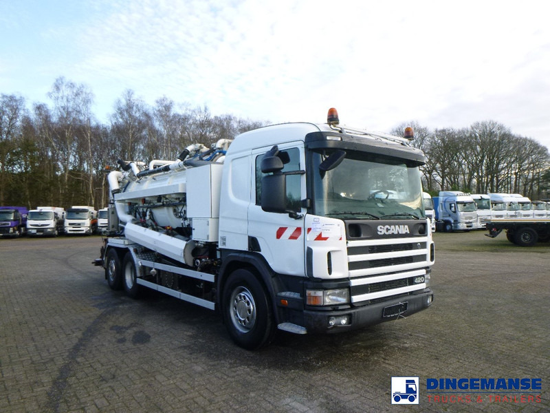 Scania P124-420 6x2 vacuum tank 10.5 m3 - Limpieza de alcantarillado: foto 2 Scania P124-420 6x2 vacuum tank 10.5 m3 - Limpieza de alcantarillado: foto 2
