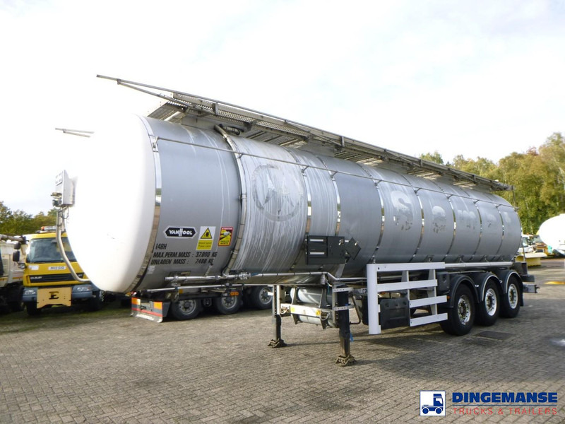 Van Hool Chemical tank inox L4BH 37.5 m3 / 1 comp - Semirremolque cisterna: foto 1 Van Hool Chemical tank inox L4BH 37.5 m3 / 1 comp - Semirremolque cisterna: foto 1