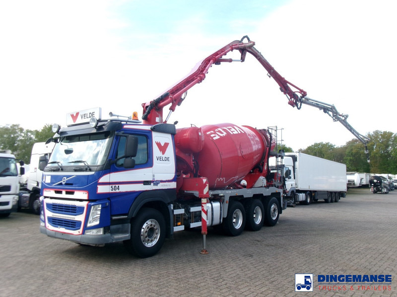 Volvo FM 420 8X4 Cifa MK25H concrete pump 25 m / mixer 7 m3 - Camión hormigonera: foto 1 Volvo FM 420 8X4 Cifa MK25H concrete pump 25 m / mixer 7 m3 - Camión hormigonera: foto 1