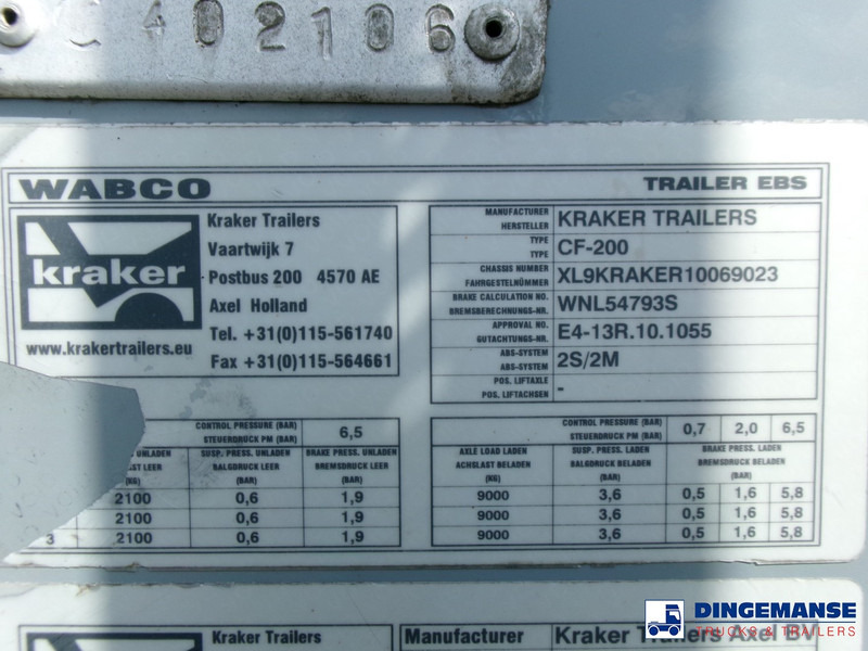 Semirremolque piso movil kraker Walking floor trailer alu 90 m3 CF-200: foto 15