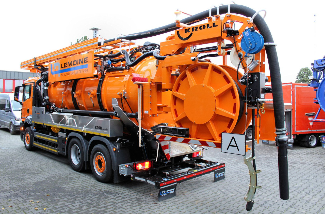 Limpieza de alcantarillado MAN TGS 26.480 6x2 Kroll 13m³ WRG Wasserrückgewinner: foto 6