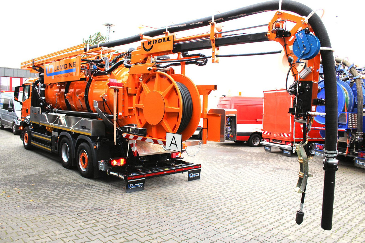 Limpieza de alcantarillado MAN TGS 26.480 6x2 Kroll 13m³ WRG Wasserrückgewinner: foto 9