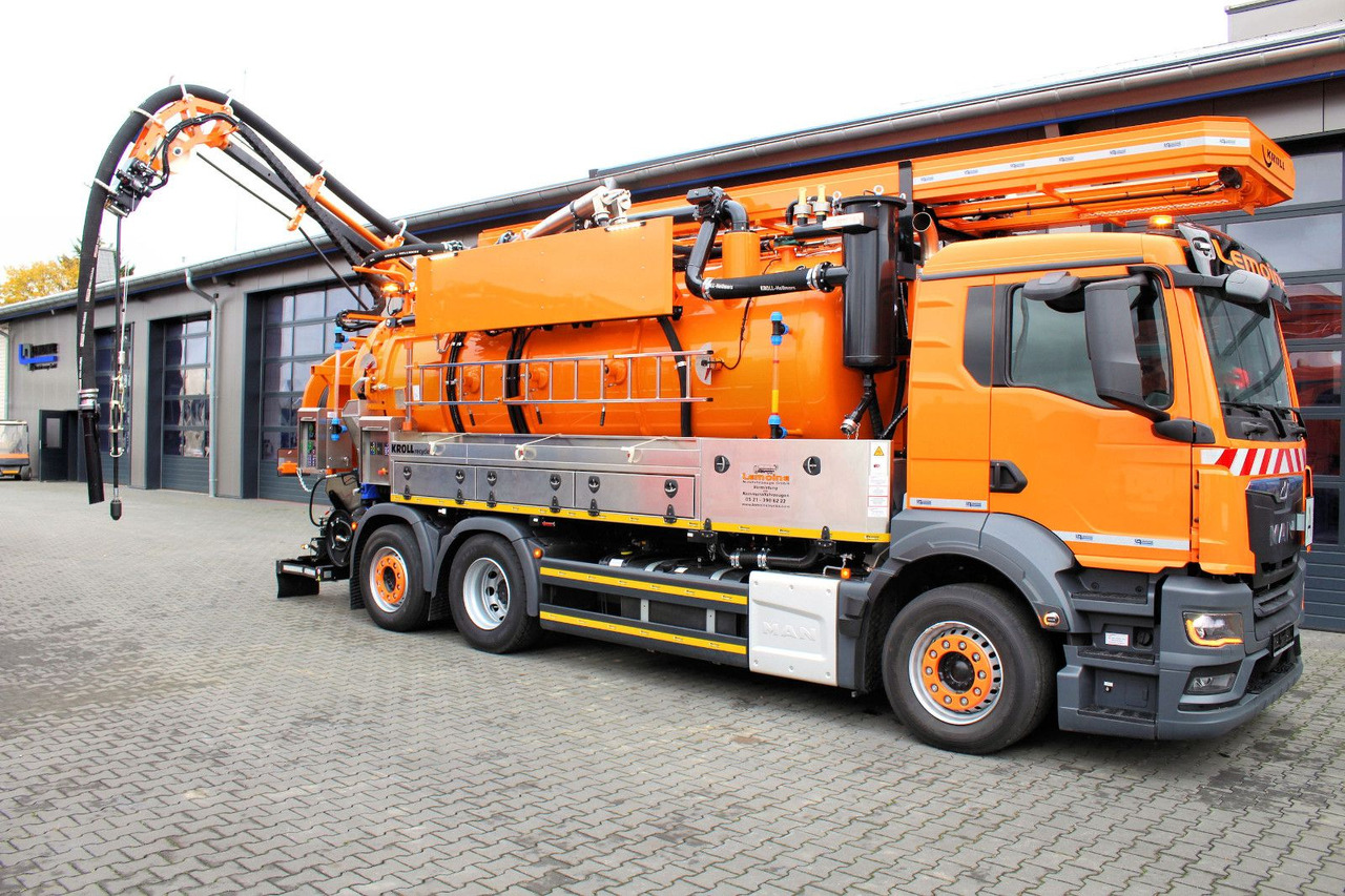 Limpieza de alcantarillado MAN TGS 26.480 6x2 Kroll 13m³ WRG Wasserrückgewinner: foto 11