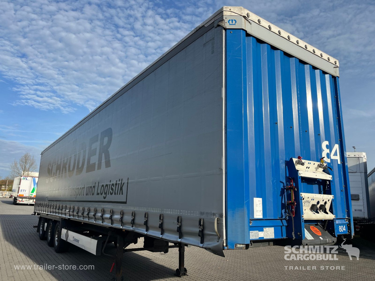 Semirremolque lona KRONE Auflieger Curtainsider Standard Forklift holder: foto 1