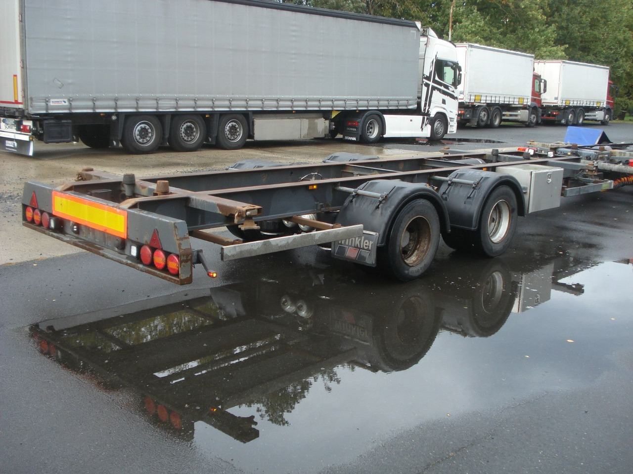 Krebs Jumbo Tandem für 7,82 WBs - Remolque portacontenedore/ Intercambiable: foto 3 Krebs Jumbo Tandem für 7,82 WBs - Remolque portacontenedore/ Intercambiable: foto 3