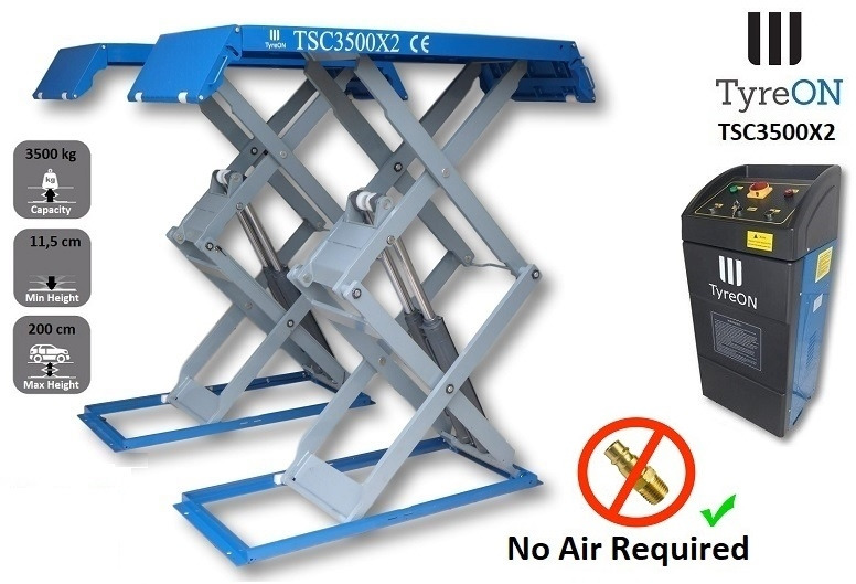 TSC3500X2 full rise scissorlift - hydraulic mechanical lock - Equipo de taller: foto 1 TSC3500X2 full rise scissorlift - hydraulic mechanical lock - Equipo de taller: foto 1