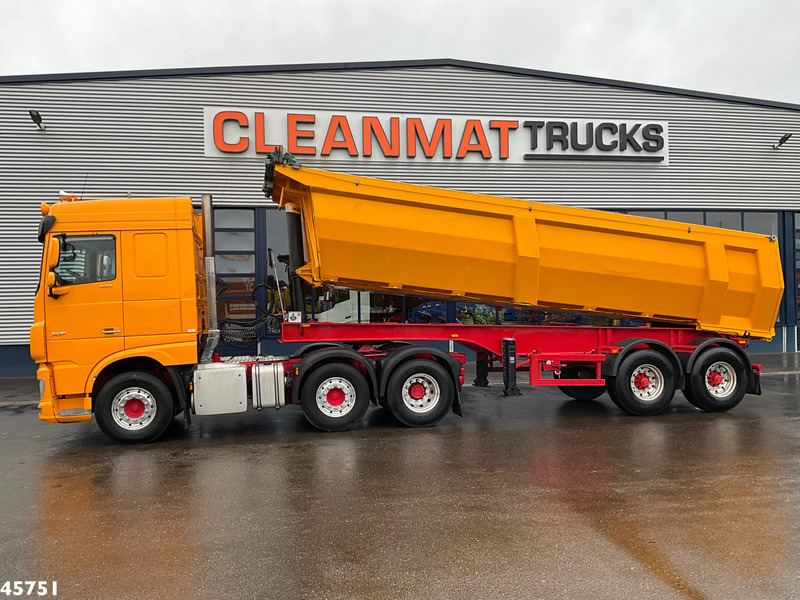 DAF FTG XF 530 6x2 Euro 6 ZF Intarder Kiphydrauliek + OVA 2-assige kipoplegger 32m³ - Cabeza tractora: foto 1 DAF FTG XF 530 6x2 Euro 6 ZF Intarder Kiphydrauliek + OVA 2-assige kipoplegger 32m³ - Cabeza tractora: foto 1