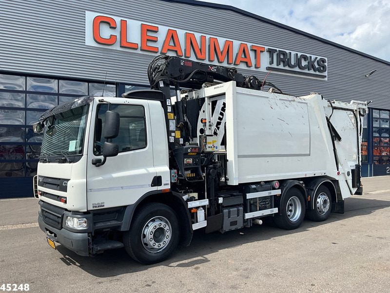DAF FAN 75 CF 250 Hiab 21 Tonmeter laadkraan + weegsysteem - Camión de basura: foto 2 DAF FAN 75 CF 250 Hiab 21 Tonmeter laadkraan + weegsysteem - Camión de basura: foto 2