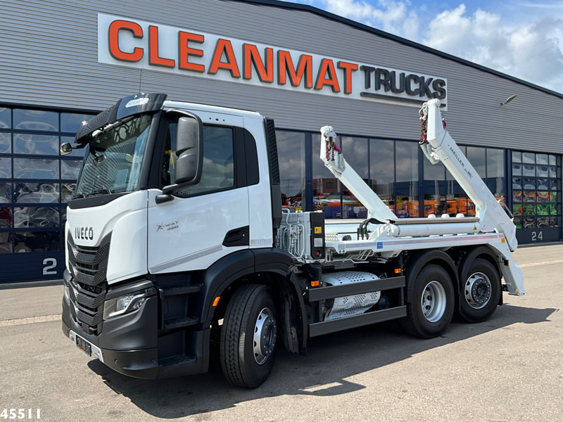 Iveco X-WAY AD280X42Y Retarder Meiller 16 ton portaalarmsysteem NEW & UNUSED! - Camión portacontenedor de cadenas: foto 1 Iveco X-WAY AD280X42Y Retarder Meiller 16 ton portaalarmsysteem NEW & UNUSED! - Camión portacontenedor de cadenas: foto 1